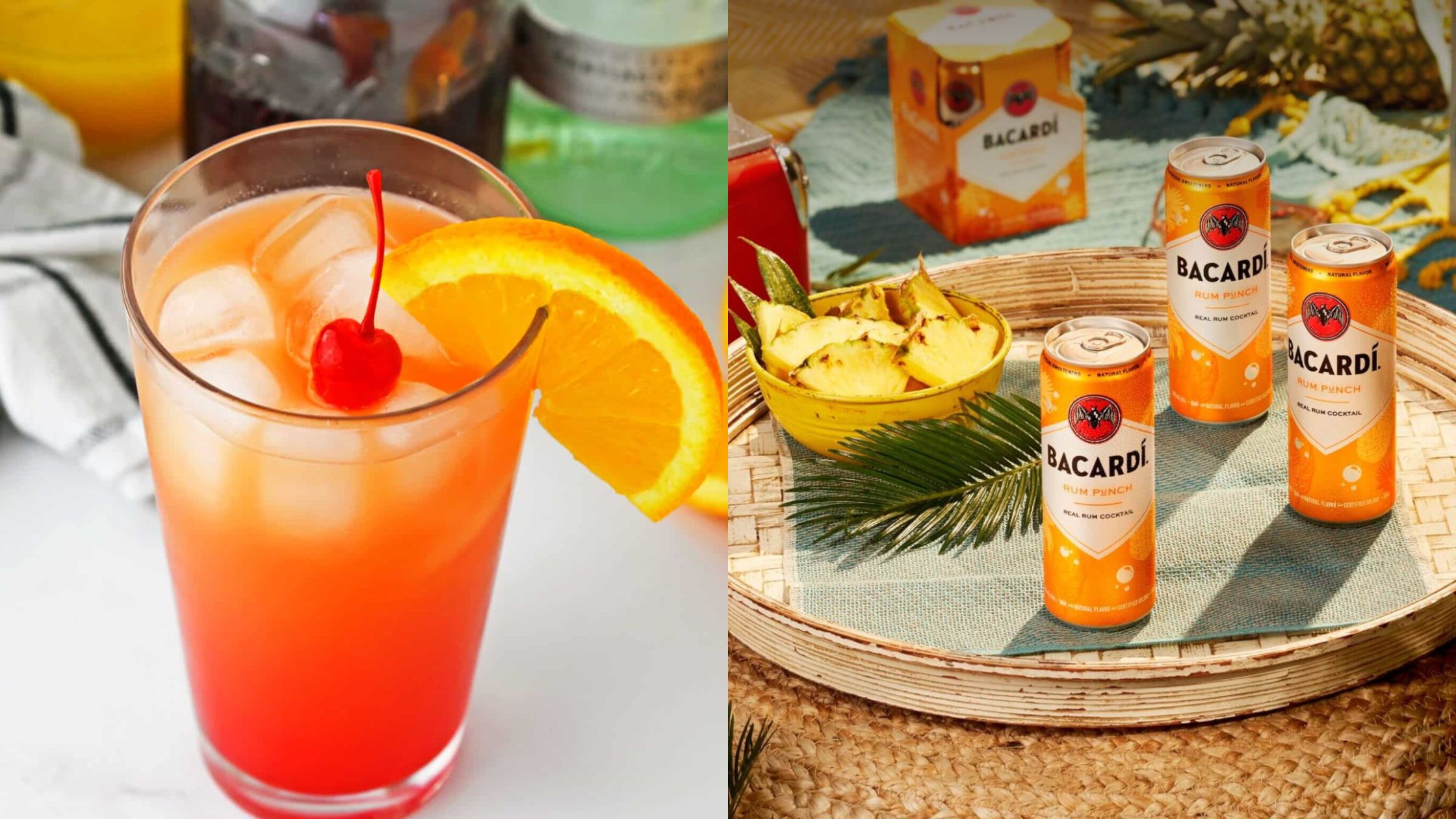 Bacardi Rum Punch with Orange Juice